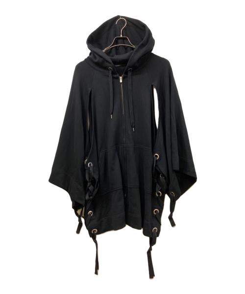 LIMI feu（リミフゥ）LIMI feu (リミフゥ) ハトメデザインパーカー ブラック サイズ:SIZE Sの古着・服飾アイテム
