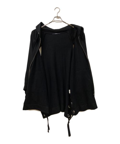 LIMI feu（リミフゥ）LIMI feu (リミフゥ) ハトメデザインパーカー ブラック サイズ:SIZE Sの古着・服飾アイテム