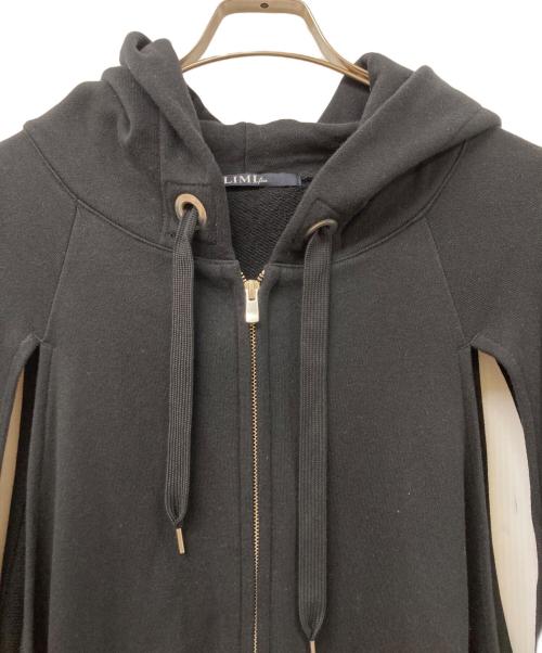 LIMI feu（リミフゥ）LIMI feu (リミフゥ) ハトメデザインパーカー ブラック サイズ:SIZE Sの古着・服飾アイテム