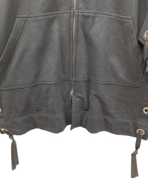 LIMI feu（リミフゥ）LIMI feu (リミフゥ) ハトメデザインパーカー ブラック サイズ:SIZE Sの古着・服飾アイテム