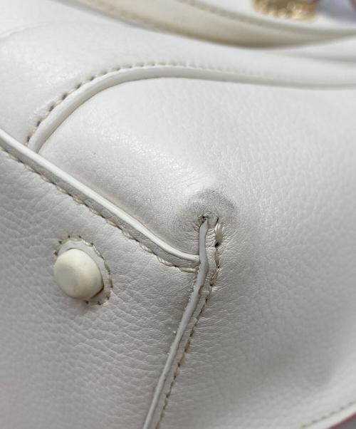 COLE HAAN（コールハーン）COLE HAAN (コールハーン) スモールターントートバッグ ホワイトの古着・服飾アイテム