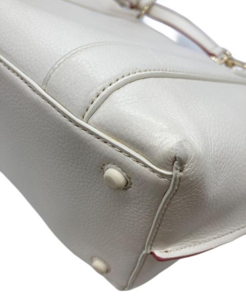 COLE HAAN（コールハーン）COLE HAAN (コールハーン) スモールターントートバッグ ホワイトの古着・服飾アイテム
