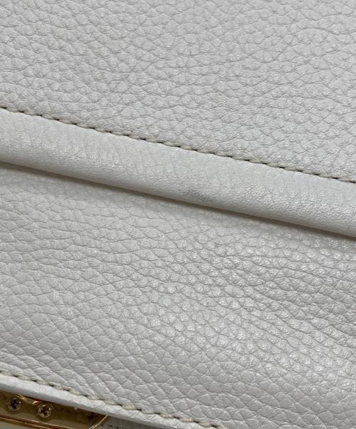 COLE HAAN（コールハーン）COLE HAAN (コールハーン) スモールターントートバッグ ホワイトの古着・服飾アイテム