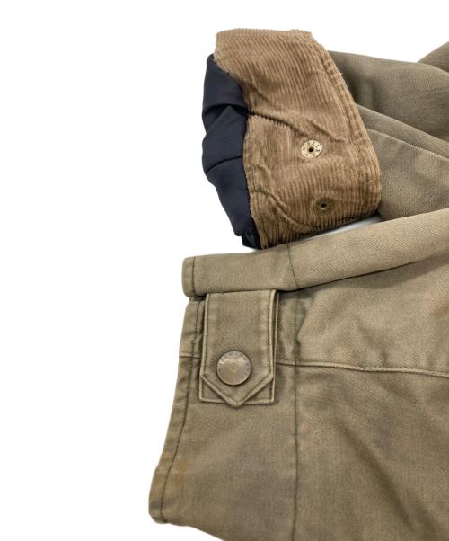 NAUTICA（ノーティカ）NAUTICA (ノーティカ) 古着襟レザージャケット オリーブ サイズ:Mの古着・服飾アイテム