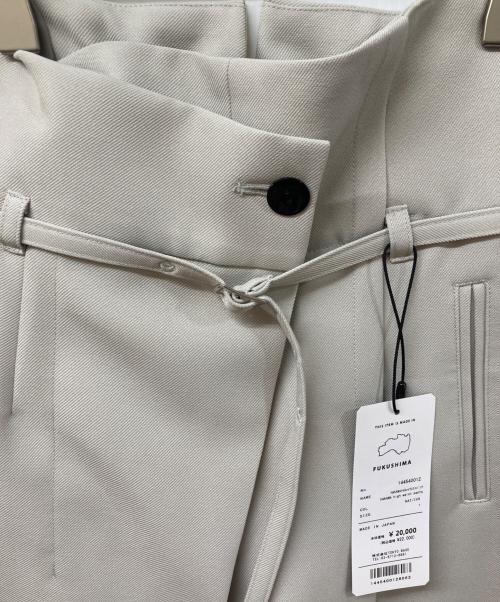 UNITED TOKYO（ユナイテッドトーキョー）UNITED TOKYO (ユナイテッドトーキョー) HAKAMAツイルハイウエストパンツ グレー サイズ:SIZE 1の古着・服飾アイテム