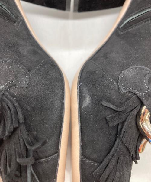 MIU MIU（ミュウミュウ）MIU MIU (ミュウミュウ) サイドジップブーツ ブラック サイズ:	SIZE 34の古着・服飾アイテム