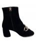 中古・古着 MIU MIU (ミュウミュウ) サイドジップブーツ ブラック サイズ:	SIZE 34：14000円