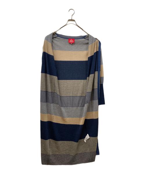 Vivienne Westwood RED LABEL（ヴィヴィアンウエストウッドレッドレーベル）Vivienne Westwood RED LABEL (ヴィヴィアンウエストウッドレッドレーベル) ロングカーディガン グレー サイズ:SIZE 00の古着・服飾アイテム