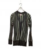 Vivienne Westwood RED LABELヴィヴィアンウエストウッドレッドレーベル）の古着「ニットカーディガン」｜グレー