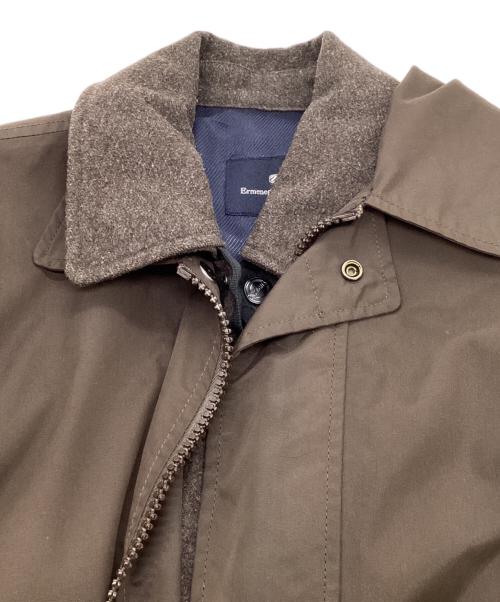 ERMENEGILDO ZEGNA（エルメネジルド・ゼニア）ERMENEGILDO ZEGNA (エルメネジルド・ゼニア) ライナー付ジャケット ブラウン サイズ:不明の古着・服飾アイテム