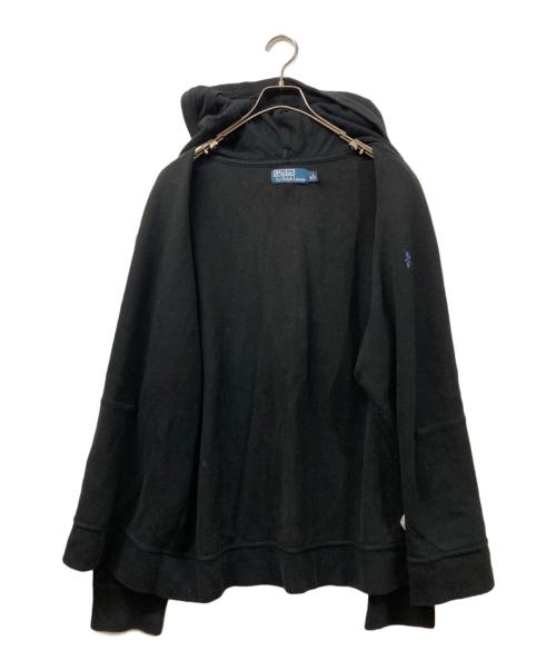 POLO RALPH LAUREN（ポロ・ラルフローレン）POLO RALPH LAUREN (ポロ・ラルフローレン) ニットパーカー ブラック サイズ:SIZE XLの古着・服飾アイテム