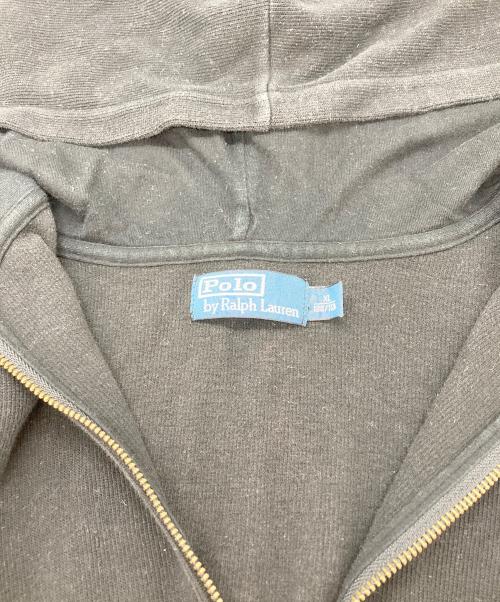 POLO RALPH LAUREN（ポロ・ラルフローレン）POLO RALPH LAUREN (ポロ・ラルフローレン) ニットパーカー ブラック サイズ:SIZE XLの古着・服飾アイテム