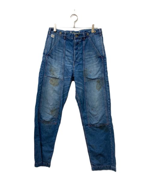 The DUFFER N NEPHEWS（ザ・ダファー・アンド・ネフューズ）The DUFFER N NEPHEWS (ザ・ダファー・アンド・ネフューズ) EVANS インディゴ サイズ:	SIZE Sの古着・服飾アイテム