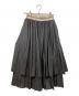 DOUBLE STANDARD CLOTHING (ダブルスタンダードクロージング) エアリータフタレイヤードスカート ブラック サイズ:SIZE 36：8000円