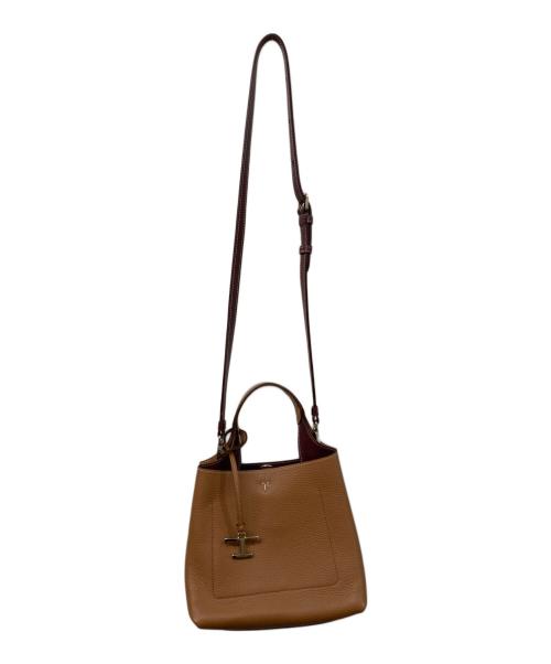 TOD'S（トッズ）TOD'S (トッズ) T タイムレス レザー バッグ ミニ/2WAYバッグの古着・服飾アイテム