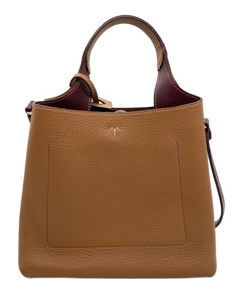 TOD'S（トッズ）TOD'S (トッズ) T タイムレス レザー バッグ ミニ/2WAYバッグの古着・服飾アイテム