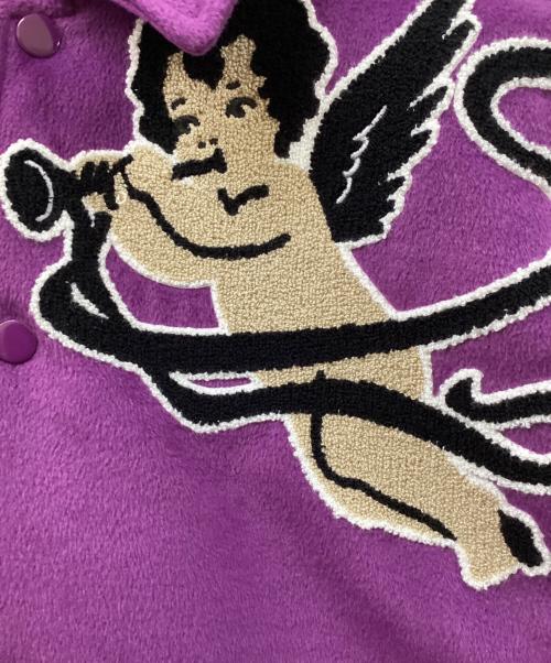 BACKSTAGE PASS（バックステージパス）BACKSTAGE PASS (バックステージパス) META JAMオーバーサイズ スタジャン パープル サイズ:SIZE 3-4の古着・服飾アイテム