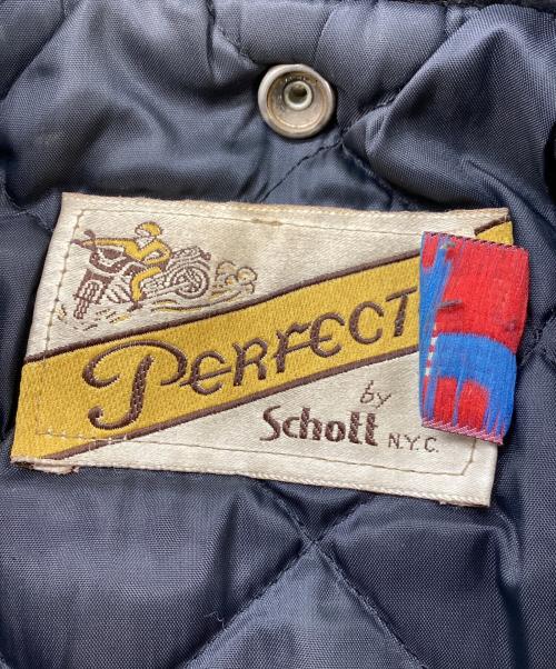 Schott（ショット）Schott (ショット) ダブルライダースジャケット ブラック サイズ:SIZE 40の古着・服飾アイテム