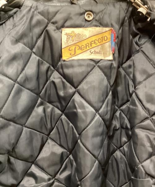 Schott（ショット）Schott (ショット) ダブルライダースジャケット ブラック サイズ:SIZE 40の古着・服飾アイテム