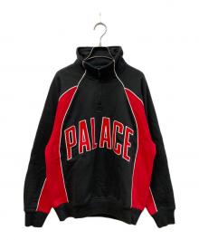 PALACE（パレス）の古着「COURTSIDE 1/4 ZIP／スウェット」｜ブラック