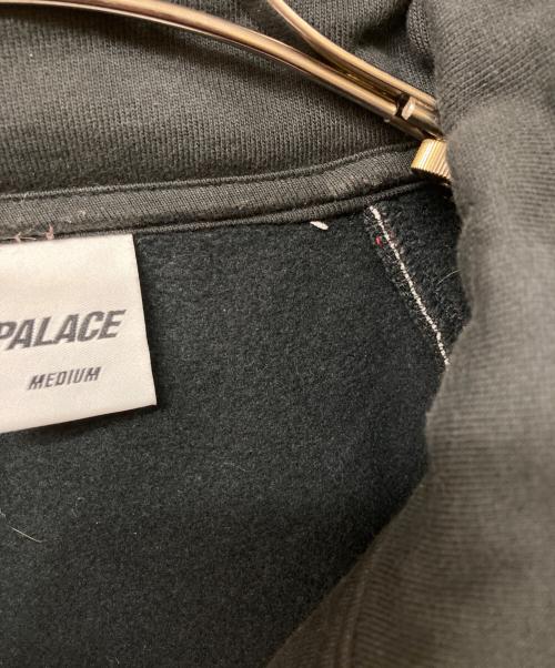PALACE（パレス）PALACE (パレス) COURTSIDE 1/4 ZIP／スウェット ブラック サイズ:SIZE Mの古着・服飾アイテム