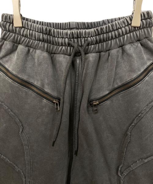 VIVAMUS（ヴィヴァムス）vivamus (ヴィヴァムス) SPLIT SWEAT PANTS ブラック サイズ:	SIZE 3の古着・服飾アイテム