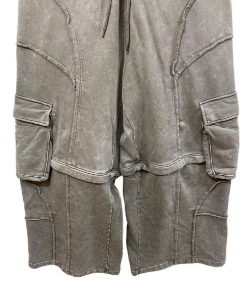 VIVAMUS（ヴィヴァムス）vivamus (ヴィヴァムス) SPLIT SWEAT PANTS ブラック サイズ:	SIZE 3の古着・服飾アイテム