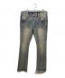 VICIOUS（ヴィシャス）の古着「EMBELLISHED FLARE DENIM」｜インディゴ