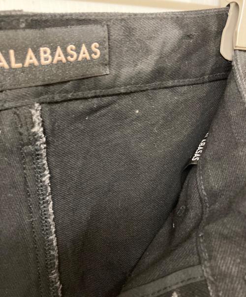 VALABASAS（バラバサス）VALABASAS (バラバサス) レイヤードデニムパンツ ブラック サイズ:	SIZE 30の古着・服飾アイテム