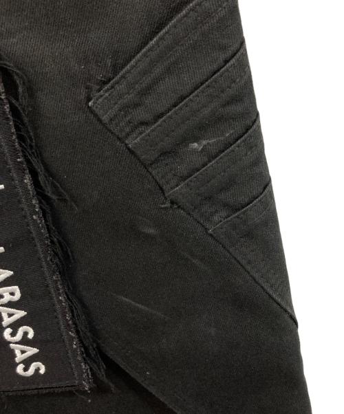 VALABASAS（バラバサス）VALABASAS (バラバサス) レイヤードデニムパンツ ブラック サイズ:	SIZE 30の古着・服飾アイテム