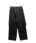 VALABASAS (バラバサス) レイヤードデニムパンツ ブラック サイズ:	SIZE 30：12000円