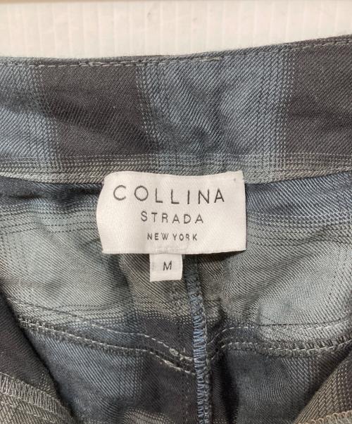 COLLINA STRADA（コリーナストラーダ）COLLINA STRADA (コリーナストラーダ) チェックカーゴパンツ ネイビー サイズ:SIZE Mの古着・服飾アイテム