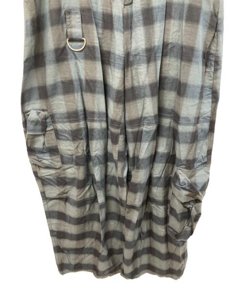 COLLINA STRADA（コリーナストラーダ）COLLINA STRADA (コリーナストラーダ) チェックカーゴパンツ ネイビー サイズ:SIZE Mの古着・服飾アイテム