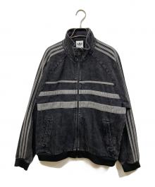 adidas Originals（アディダスオリジナル）の古着「ブラックデニム トラックトップ」｜ブラック