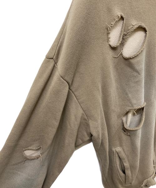 JUN/NAKAYAMA（ジュン ナカヤマ）JUN/NAKAYAMA (ジュン ナカヤマ) THERMAL LAYERED ZIP HOODIE オリーブ サイズ:SIZE 46の古着・服飾アイテム