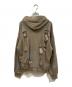 JUN/NAKAYAMA (ジュン ナカヤマ) THERMAL LAYERED ZIP HOODIE オリーブ サイズ:SIZE 46：18000円