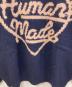 中古・古着 HUMAN MADE (ヒューマンメイド) HEART KNIT SWEATER ネイビー サイズ:	SIZE L：17000円
