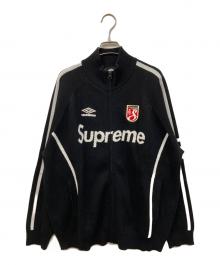 SUPREME×UMBRO（シュプリーム×アンブロ）の古着「ZIP UP SWEATER/コラボジップニット」｜ブラック