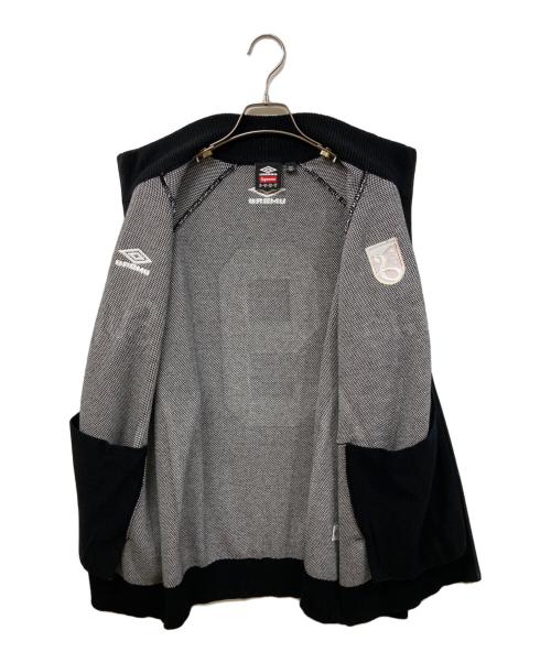 SUPREME（シュプリーム）SUPREME (シュプリーム) UMBRO (アンブロ) ZIP UP SWEATER/コラボジップニット ブラック サイズ:SIZE XLの古着・服飾アイテム