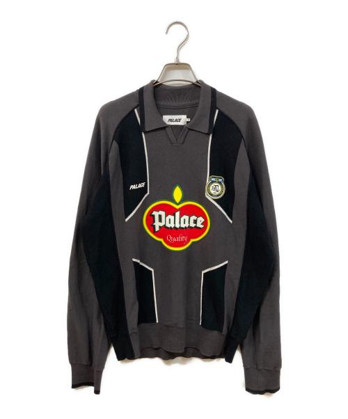 PALACE（パレス）PALACE (パレス) PALAZIO KNIT グレー サイズ:SIZE Mの古着・服飾アイテム