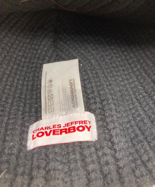 CHARLES JEFFREY LOVERBOY（チャールズ ジェフリー ラバーボーイ）CHARLES JEFFREY LOVERBOY (チャールズ ジェフリー ラバーボーイ) ニット帽 ブラックの古着・服飾アイテム