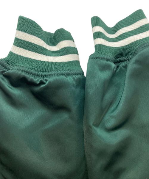 HUMAN MADE（ヒューマンメイド）HUMAN MADE (ヒューマンメイド) NYLON STADIUM JACKETスタジャン グリーン サイズ:SIZE Lの古着・服飾アイテム