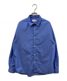 ABAHOUSE（アバハウス）の古着「オーバーサイズ レギュラーカラーシャツ / イージーケア」｜ネイビー