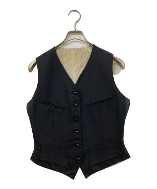 Jean Paul Gaultier FEMME（ジャンポールゴルチエ フェム）Jean Paul Gaultier FEMME (ジャンポールゴルチエ フェム) ジレ ブラック サイズ:SIZE 40の古着・服飾アイテム