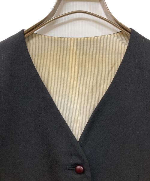 Jean Paul Gaultier FEMME（ジャンポールゴルチエ フェム）Jean Paul Gaultier FEMME (ジャンポールゴルチエ フェム) ジレ ブラック サイズ:SIZE 40の古着・服飾アイテム