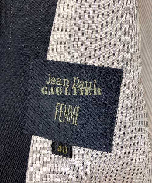 Jean Paul Gaultier FEMME（ジャンポールゴルチエ フェム）Jean Paul Gaultier FEMME (ジャンポールゴルチエ フェム) ジレ ブラック サイズ:SIZE 40の古着・服飾アイテム