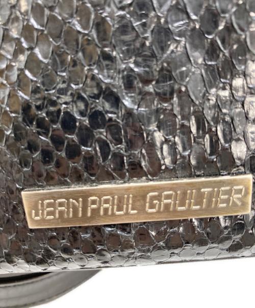 Jean Paul GAULTIER（ジャンポールゴルチェ）Jean Paul GAULTIER (ジャンポールゴルチェ) パイソンリュック ブラックの古着・服飾アイテム