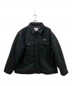 WTAPSダブルタップス）の古着「MICH  JACKET  COTTON. CANVAS. WTVUA カバーオール」｜ブラック