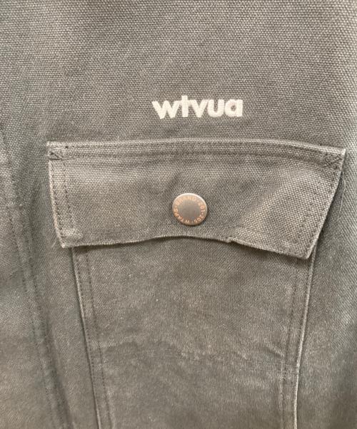 WTAPS（ダブルタップス）WTAPS (ダブルタップス) MICH  JACKET  COTTON. CANVAS. WTVUA カバーオール ブラック サイズ:	SIZE 03の古着・服飾アイテム