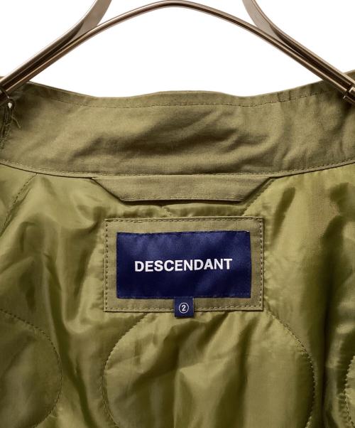 DESCENDANT（ディセンダント）DESCENDANT (ディセンダント) DWU CRIKET NYCO JACKET オリーブ サイズ:SIZE 2の古着・服飾アイテム